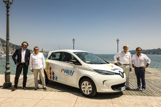 Renault e E-Way insieme per carsharing con Zoe su Lago Garda