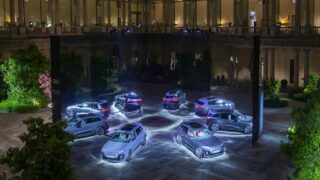 Audi Q6 etron house of progress show