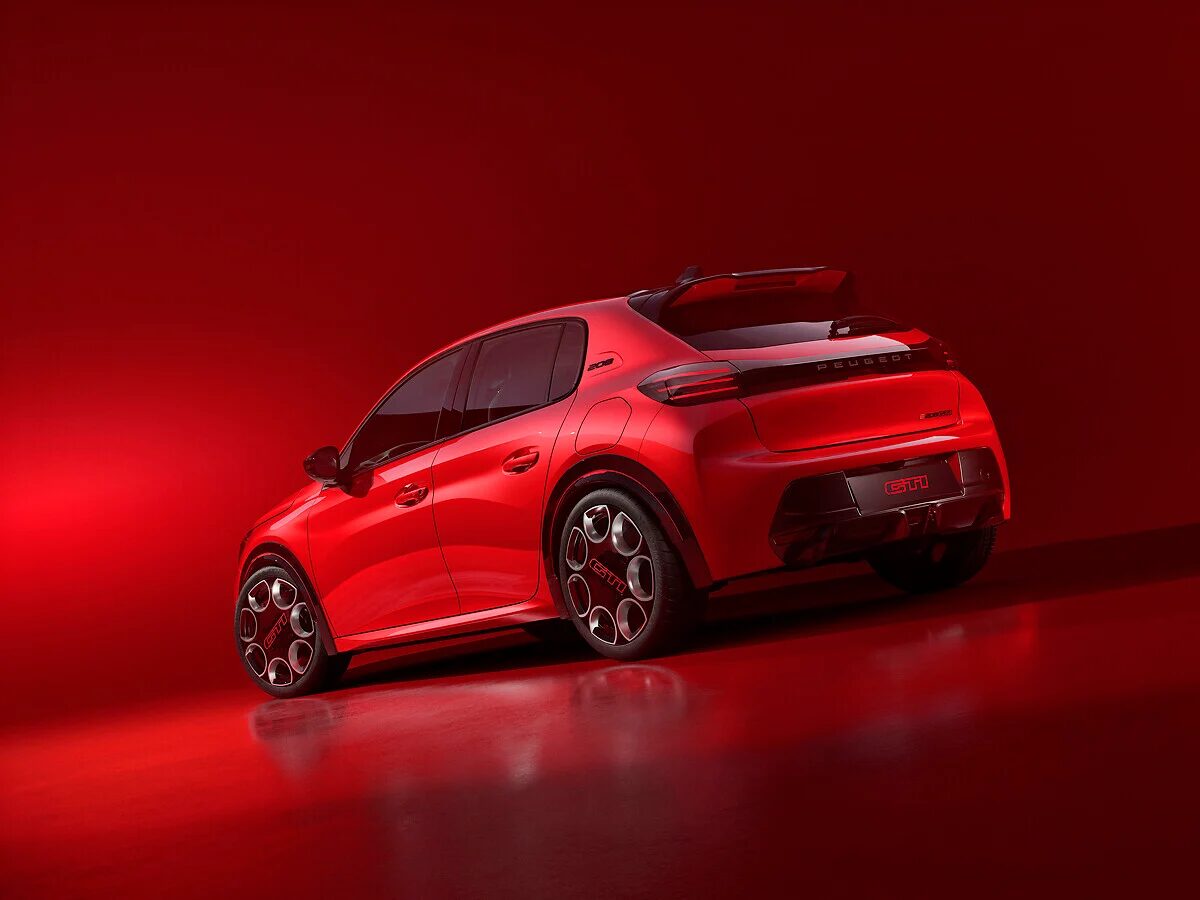 Peugeot E-208 GTi posteriore