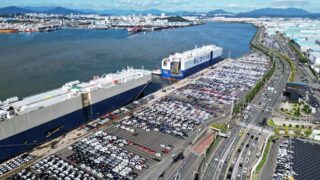 fabbrica Hyundai Ulsan docks