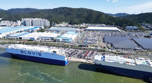 fabbrica Hyundai Ulsan shipment view