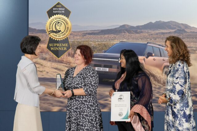 Hyundai Santa Fe Women’s World Car of the Year 2025 ceremony 1