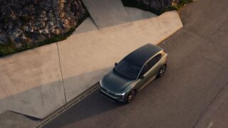Volvo EX60 strada aerea