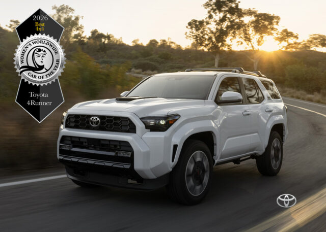 Women’s Worldwide Car of the Year 2026 Toyota 4runner 4x4
