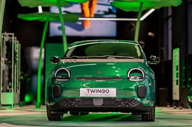 Renault Twingo E-Tech Milano Design Week frontale