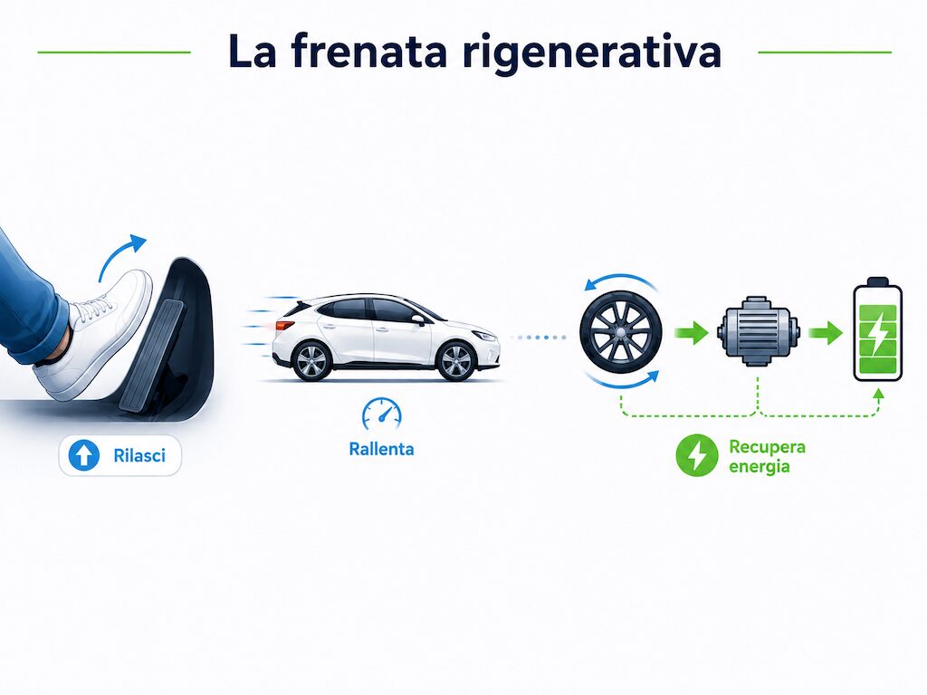 One Pedal Drive frenata rigenerativa