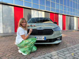 Skoda Fabia Green Flow donna anteriore